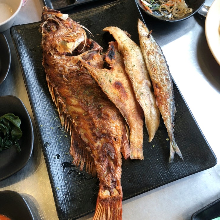  마시안 맛집 영종도 소나무식당 생선구이 해물칼국수 존맛탱