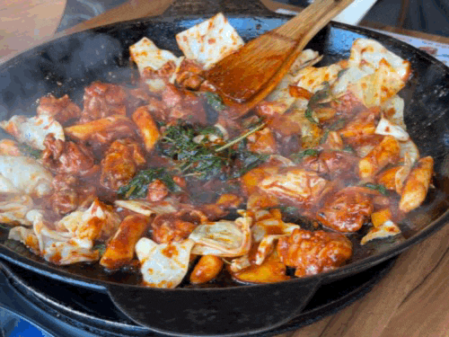  소울음식 학동역 맛집 류몽민에서 닭갈비 먹고왔어요