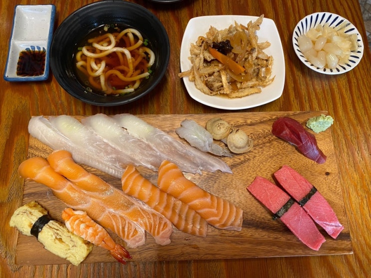  토성동 스시 TOMO_커다란 횟감이 올려진 토모세트
