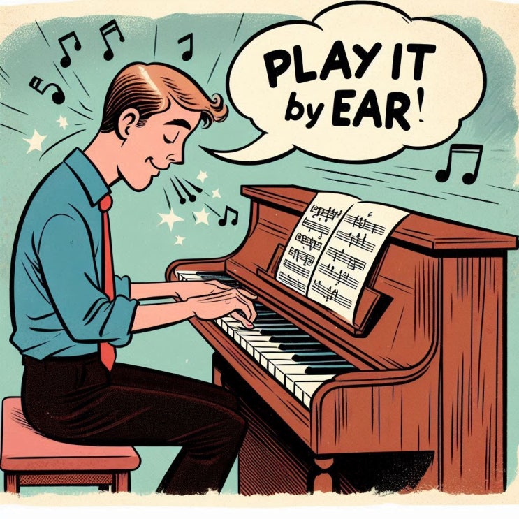  Play it by ear의 뜻과 유래, 그냥 그때그때 상황에 맞게 하자!