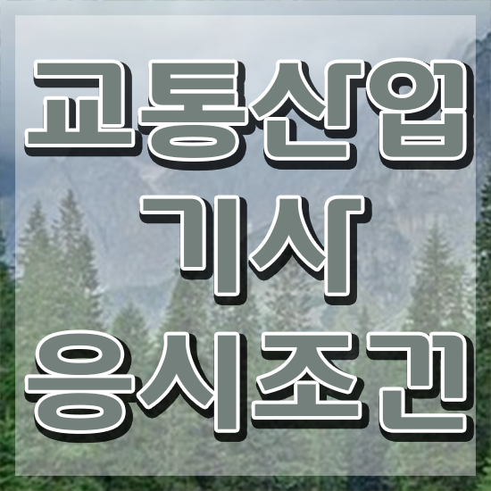  교통산업기사 필기시험일정 교통산업기사 시험응시조건 온라인으로 간단하게 성공한 전략