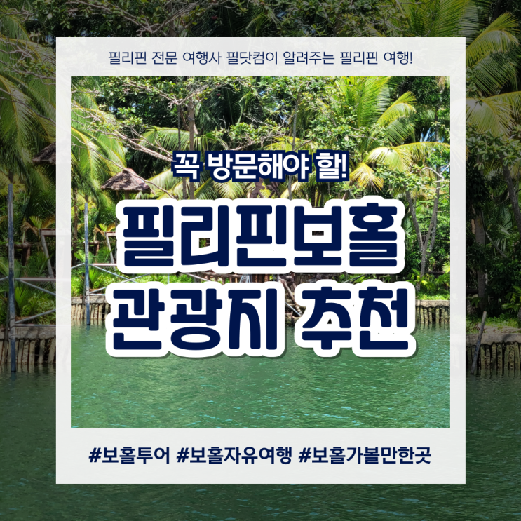  필리핀 보홀투어 가볼만한곳 자유여행 관광지 추천!