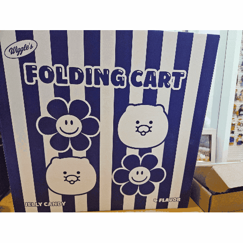위글위글 카카오프렌즈 콜라보 폴딩카트 춘식이 위글위글 카카오프렌즈 콜라보 폴딩카트 춘식이
