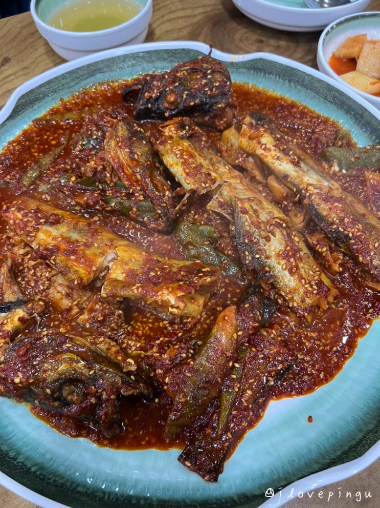 인천 서구청 맛집 매콤한 명태조림 명태덕장 심곡본점 내돈내산