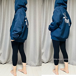 [리뷰] 스투시 후드 집업 여자 사이즈 XL / Stussy Zip Hoodie / 남녀 공용 커플 후드 추천