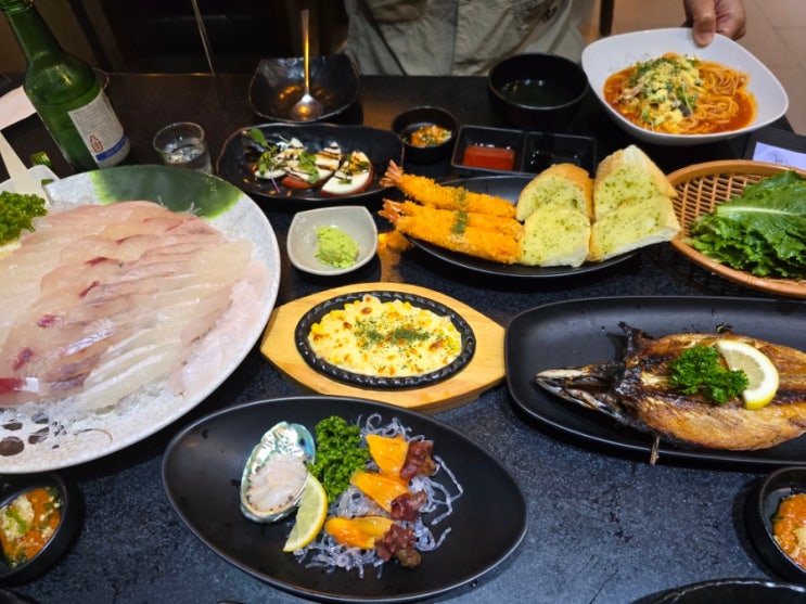  쏠비치 삼척 근처 은혜횟집에서 모듬회 100,000원(3인기준) 먹은 후기