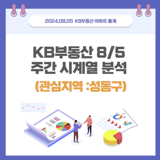  KB 주간시계열 8월 5일, 관심지역 분석 _성동구