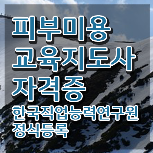  피부미용국가자격증 , 피부미용교육지도사 자격증 준비한 방법 추천합니다