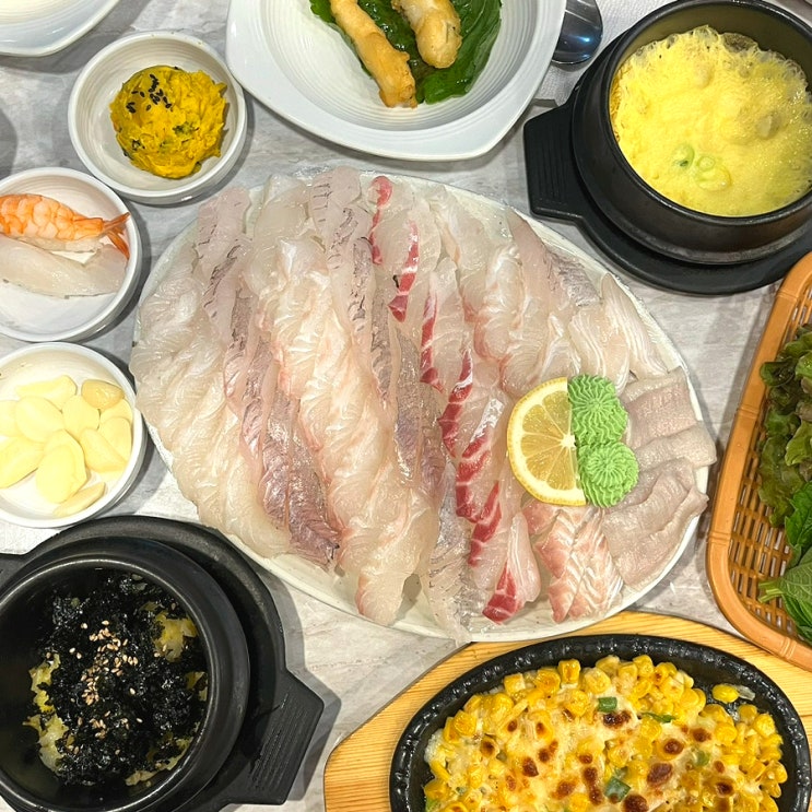  [대구/달서구/월성동/신월성] 신선한 회와 한우를 동시에 즐길 수 있는 월성동 맛집: 현수산회도매 서대숙성한우