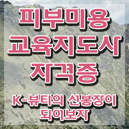  피부미용사 실기 , 피부미용교육지도사 자격증 간단하게 준비한 과정 , 채용 정보