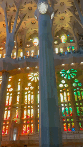   Barcelona, Spain ‘사그라다파밀리아’ Sagrada Famillia (2) 성당내부, 탄생의 파사드 타워 입장