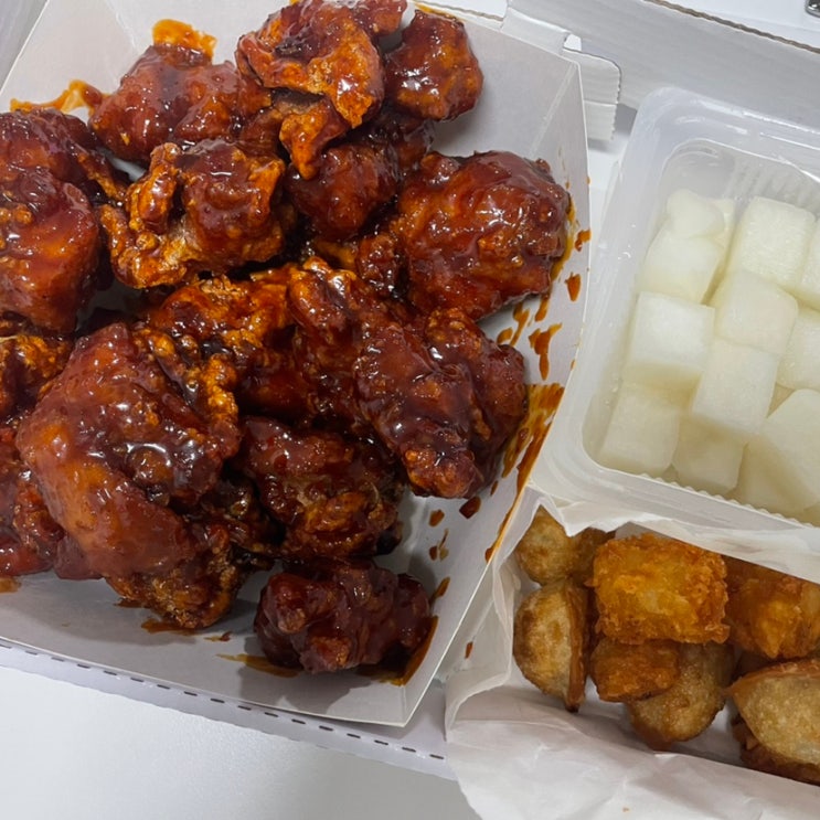  인계동 닭강정 추천 천년닭강정 인계점 내돈내산 배달 후기