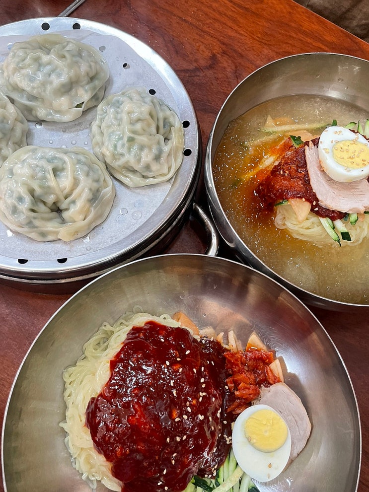  부산동구 부산역 밀면맛집 초량동맛집 손만두 맛집 : 삼산면옥