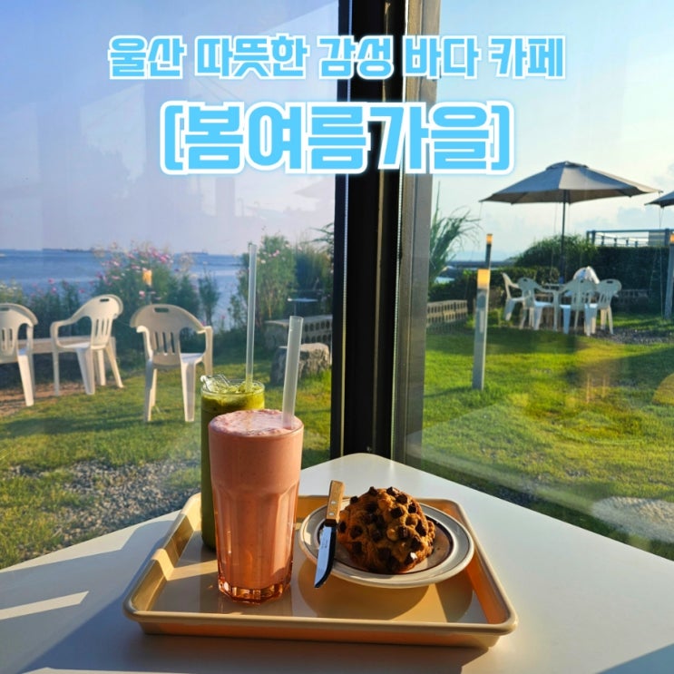  울산 슬도 바다뷰 감성카페 [봄여름가을] 내돈내산 방문 후기