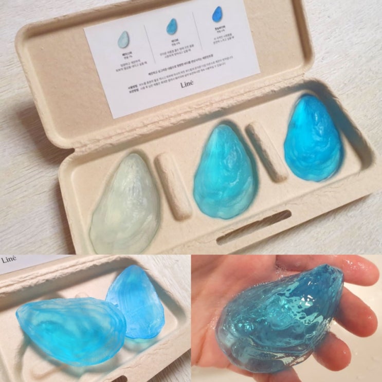  [천연 비누] 리네 오이스터 천연 멘솔 비누로 산뜻한 샤워 / 친환경 선물추천