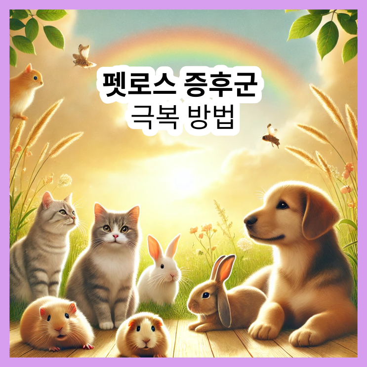 펫로스 증후군 극복법, 펫로스 증후군 편지로