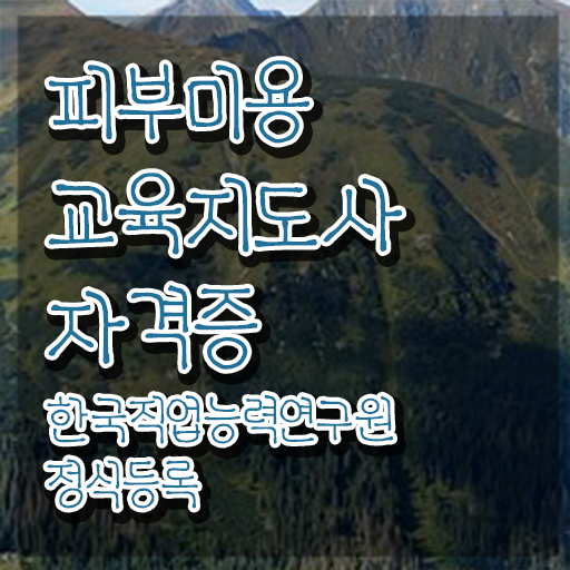  피부자격증 후기 , 피부미용교육지도사 자격증 독학으로 합격정보 완벽 정리
