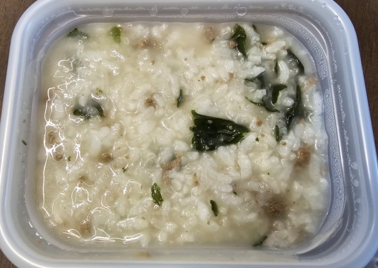  본죽 아이메뉴 아이쑥쑥 쇠고기미역죽