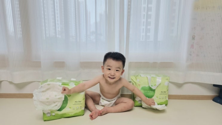  최강 부드러움 엘프레리 에어필 팬티 기저귀