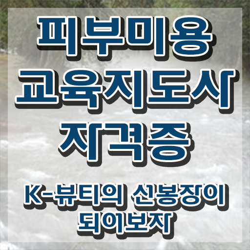  피부관리사 구인 , 피부미용교육지도사 자격증 합격한 팁 소개