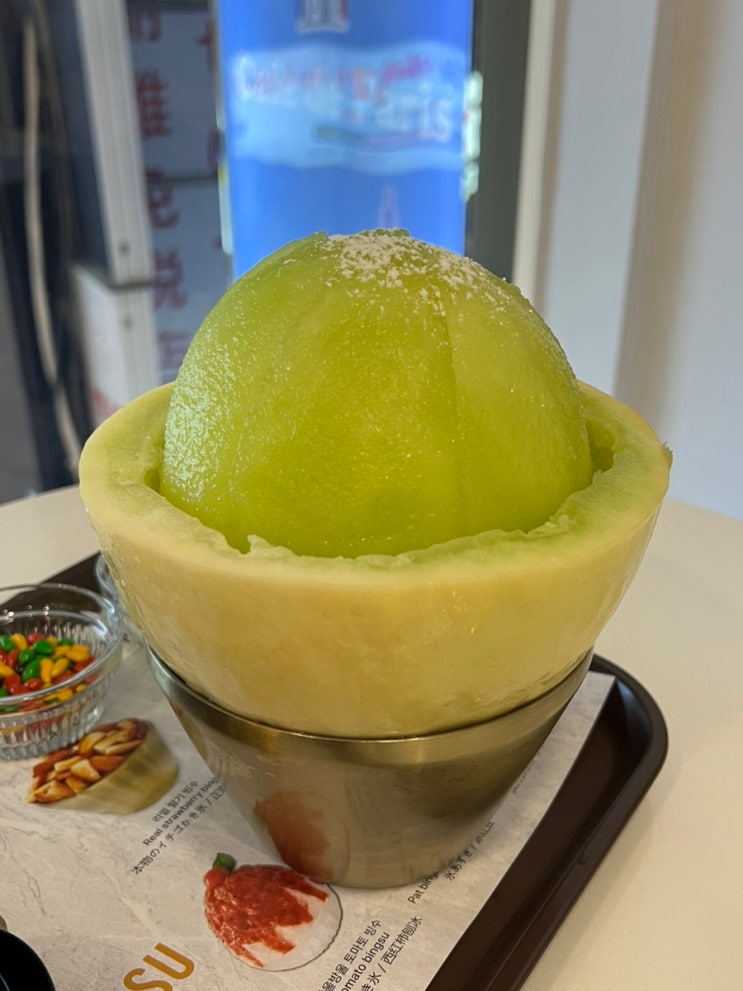  명동역 카페 카페드파리 2호점 메론빙수
