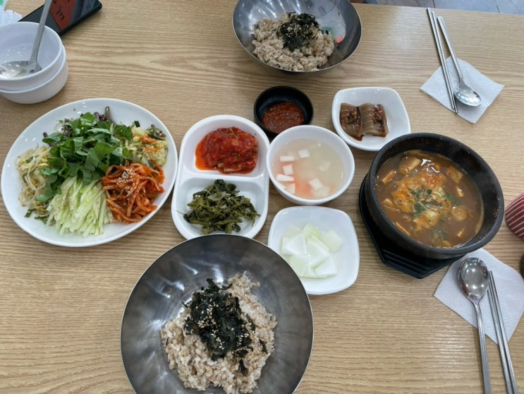  태안읍 자매식당 보리밥정식 내돈내산 솔직후기