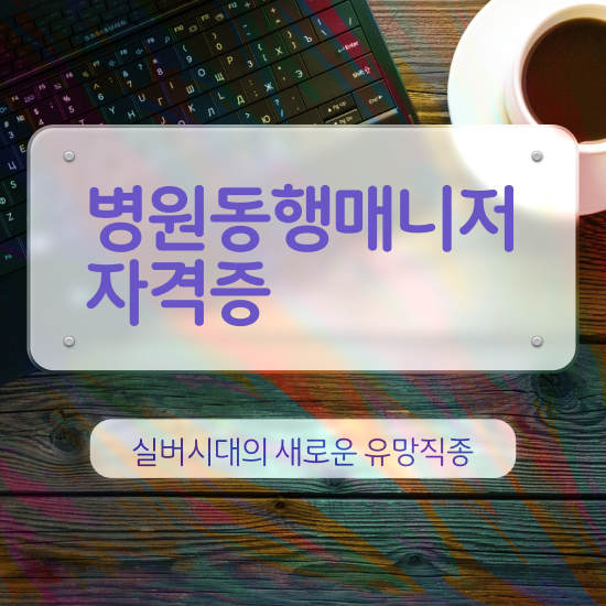  경단녀 병원동행메니저 자격증 취득했던 후기 , 역할과 하는일