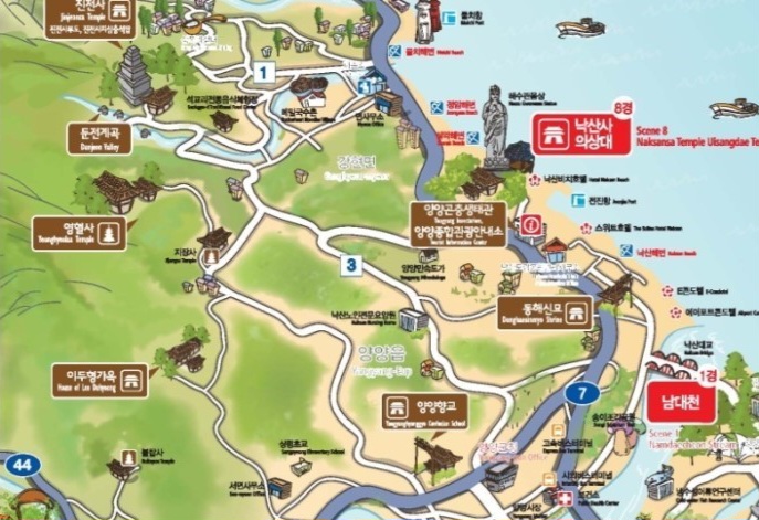  수도권 출발, 1박 2일 강원도 양양 관광 및 맛집 여행