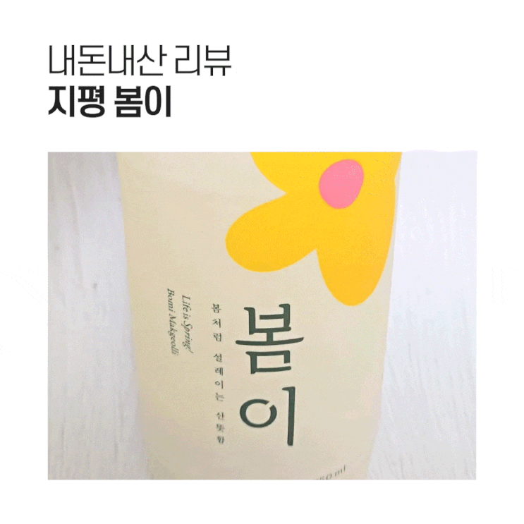  지평주조 지평 봄이 막걸리 애플참외맛 후기