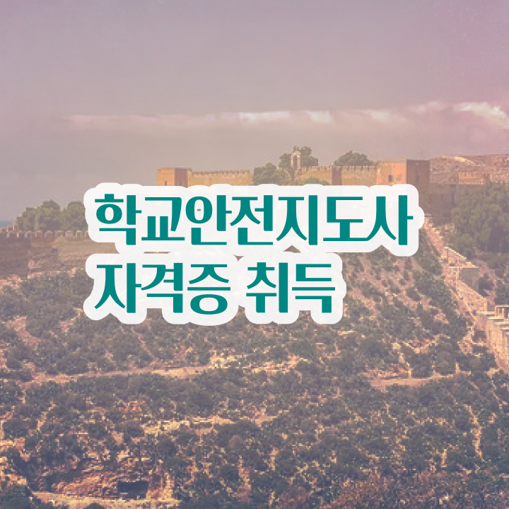  학교안전지도사 1급 , 학교안전지도사 자격증 온라인 교육으로 합격한 팁 및 활용 방법
