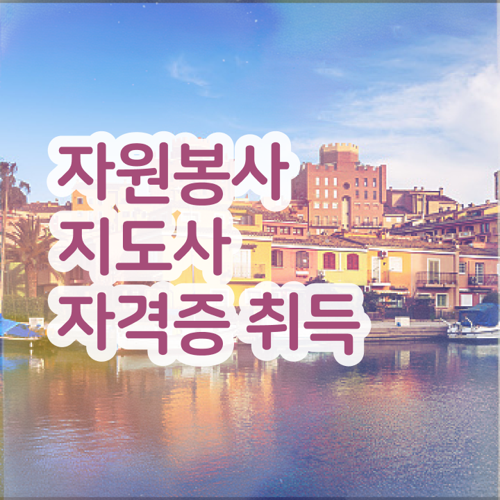  마라톤 자원봉사 , 자원봉사지도사 자격증 독학으로 합격한 비법 및 취업