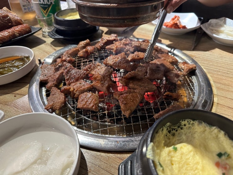 천안 신방통정지구 더구이 숯불돼지갈비~!