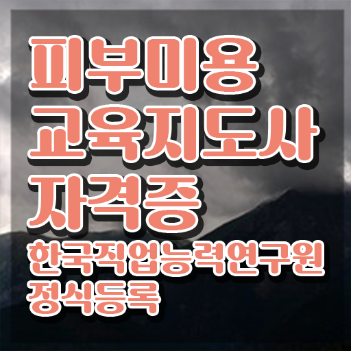  피부관리사 , 피부미용교육지도사 자격증 취득한 노하우 요약해봤어요