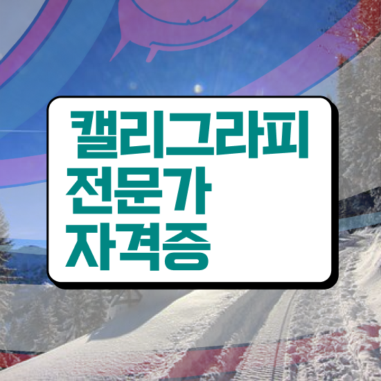  영문 캘리그라피 자격증 , 캘리그라피전문가 자격증 응시자격 없이 준비한 방법 및 활용 방법