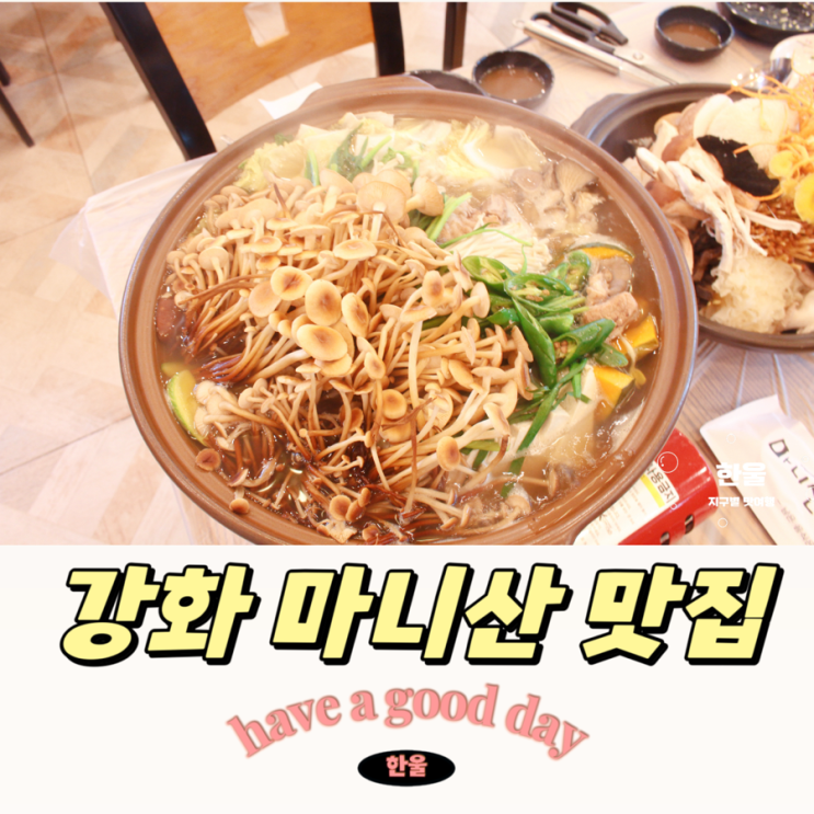  강화 맛집 보양과 맛까지 사로잡은 마니산단골식당