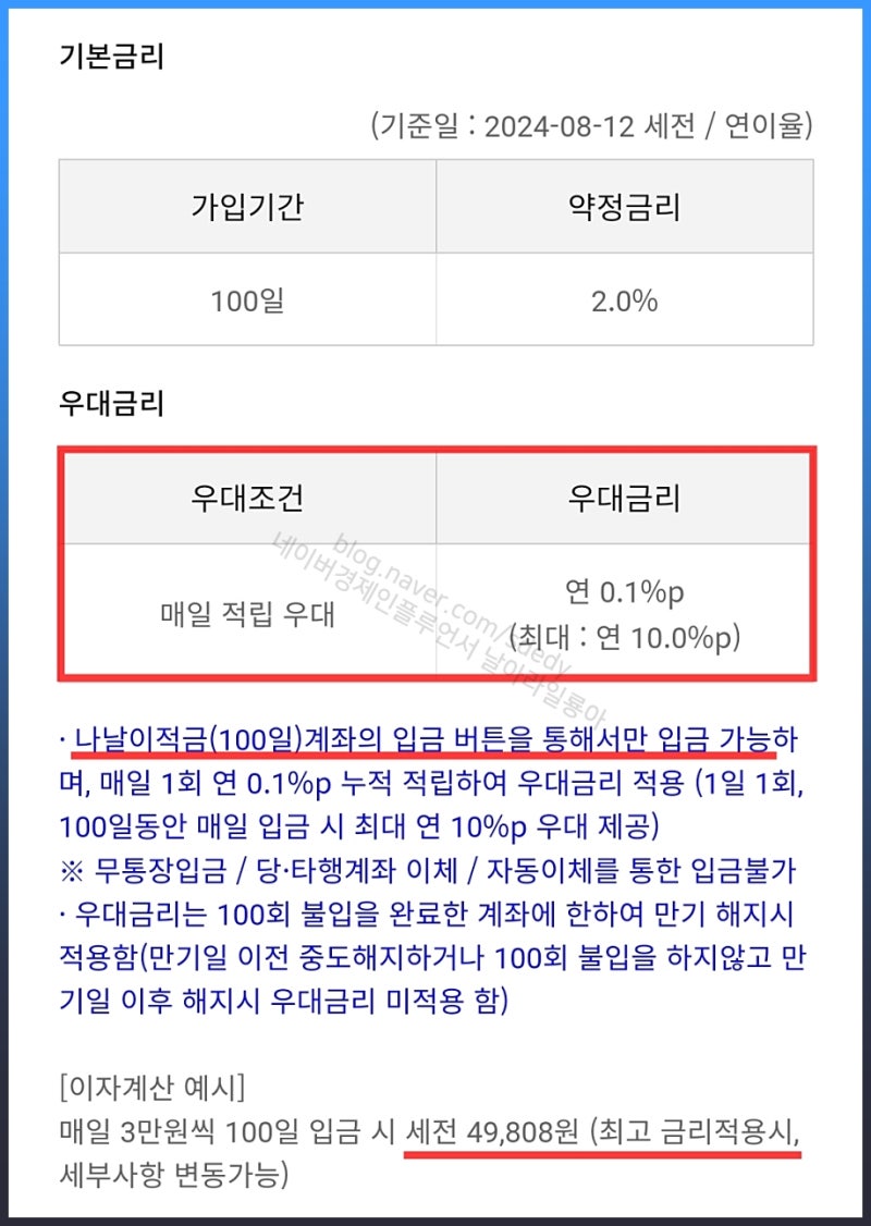 연 12% 금리 높은 적금 찾았다, 이자 계산 해보니 : 네이버 블로그