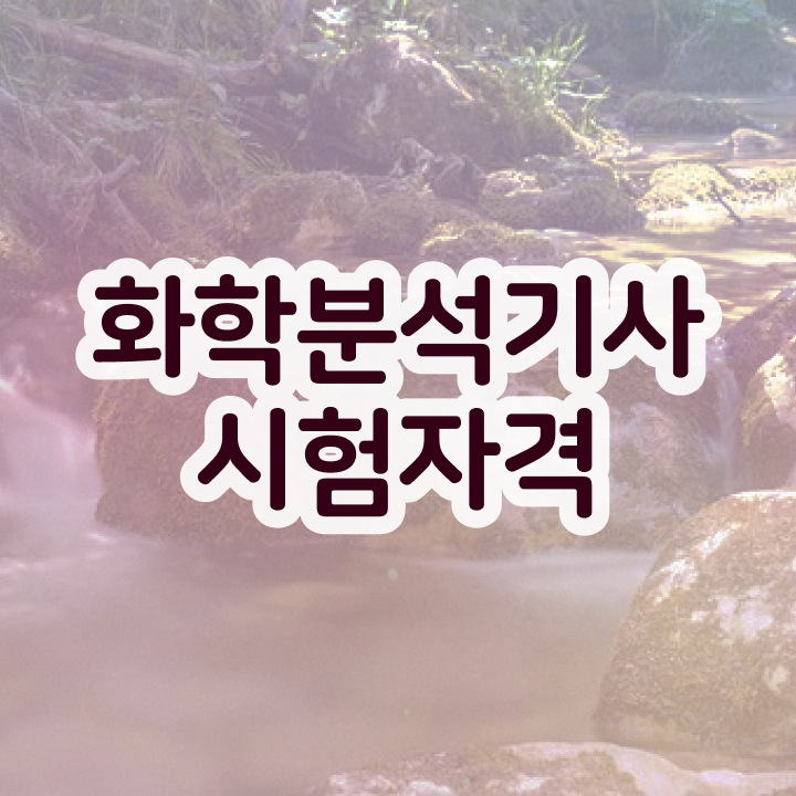  화학분석기사 2023 화학분석기사 시험응시조건 인강으로 빠르게 끝낸 전략