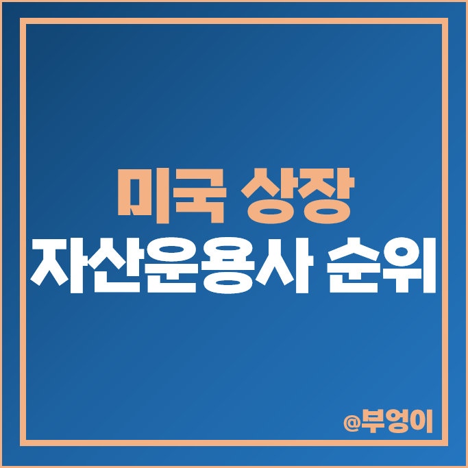 미국 자산운용사 순위 블랙록 블랙스톤 주식 KKR 주가 미국 자산운용사 순위 블랙록 블랙스톤 주식 KKR 주가