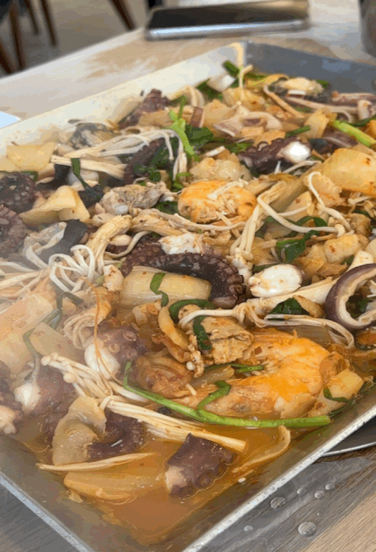  여수 돌산 해물삼합 맛집 엑스포해물예찬