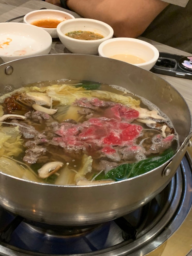  [잠실역 조용한 맛집/한우리] 에비뉴엘 백화점 6층, 조용하고 깔끔한 한정식/샤브샤브, 부모님이랑 가기 좋은 맛집!!