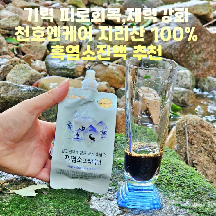  천호엔케어 흑염소진액 프리미엄 추천 이유