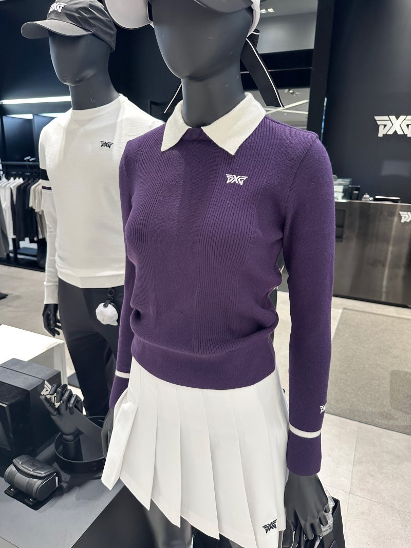 PXG 여성골프웨어 올가을 유행 여자 골프옷 미리보기