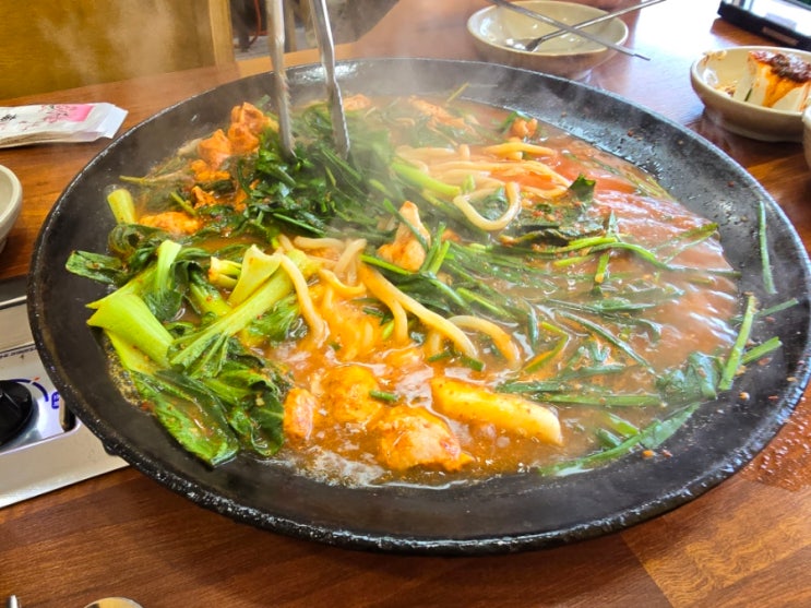  동해역 도계닭사리 삼척맛집 로컬푸드 물닭갈비