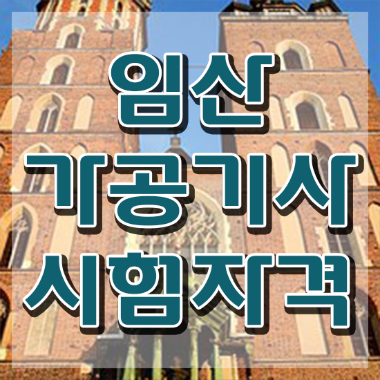  임산가공기사 취득자격 독학으로 빠르게 끝낸 과정