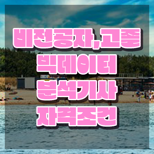  빅데이터분석기사 응시조건 인강만 듣고 빠르게 끝낸 비법