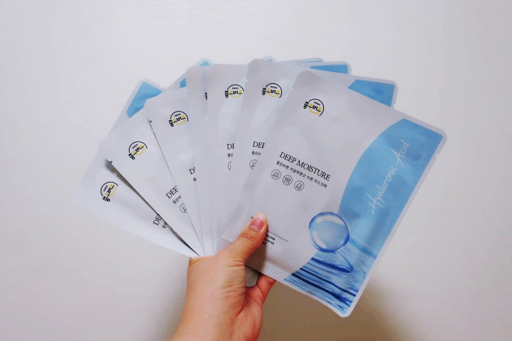  좋은버릇 히알루론산 마스크팩 사용 후기 / 수부지 피부 관리 필수템 추천️