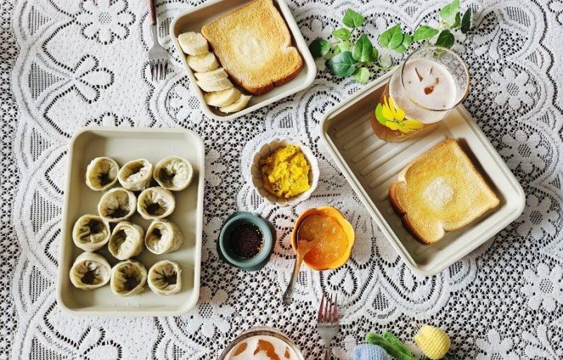 요리활용도 높은 오븐, 전자렌지용기 인콕 실리콘용기 그릇 트레이 & 앞접시세트