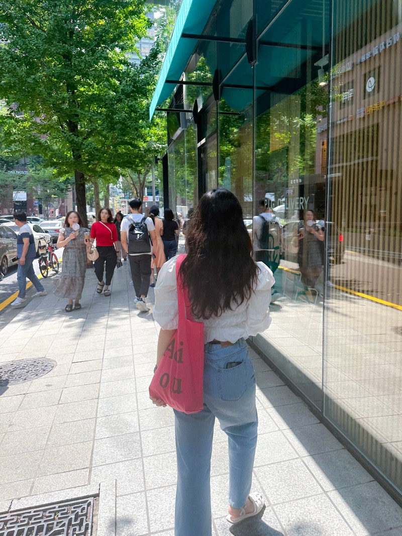 아에이오우 에코백 여름 찰떡 라즈베리 컬러 내맘에 쏙들어
