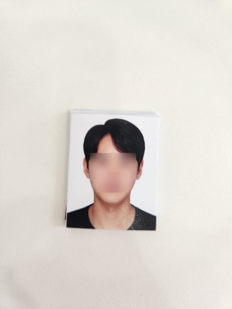  군자역 사진관 스튜디오감자 남자 여권사진 (+꿀TIP)