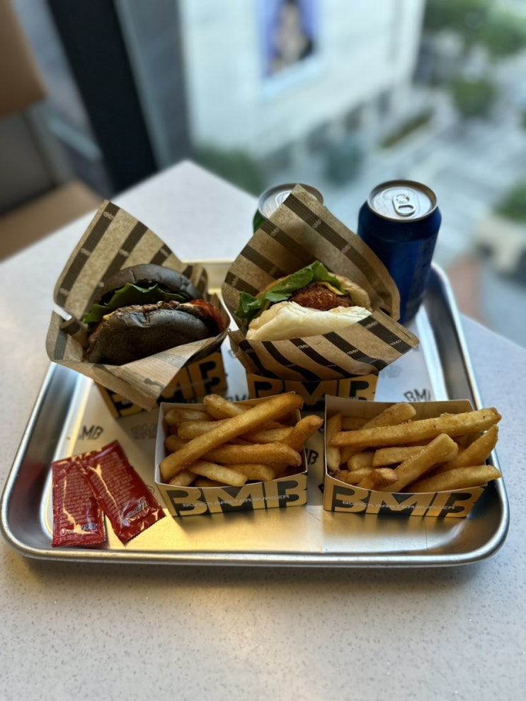  롯데백화점평촌점 맛집 블랙마스터버거 수제버거맛집